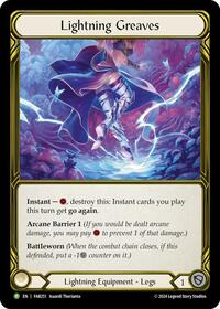 Lightning Greaves (Golden) - FAB251