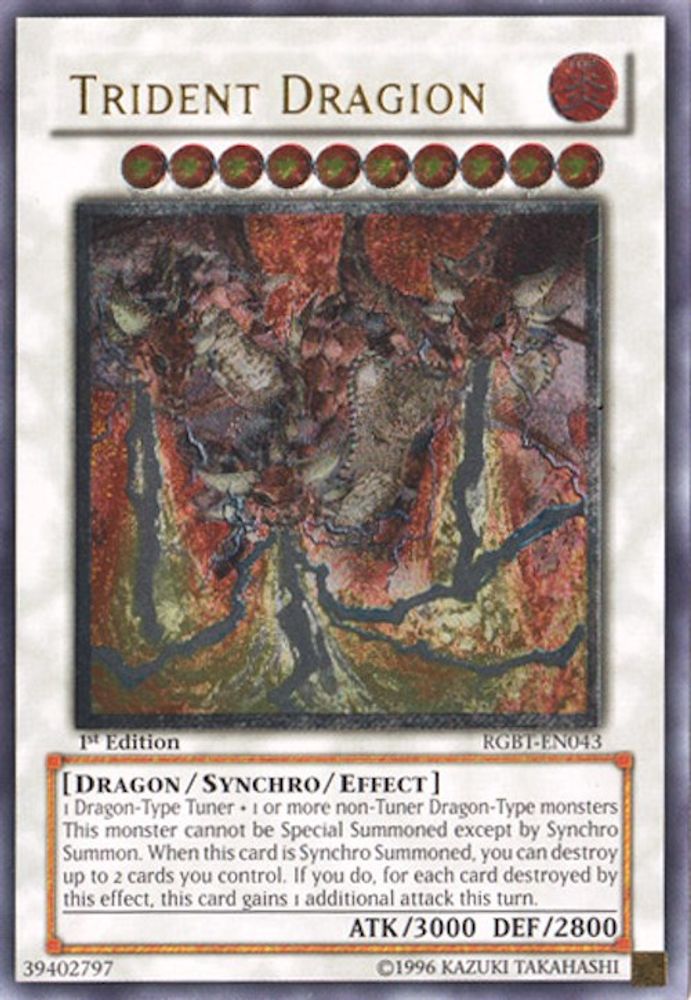Trident Dragion (UTR), 1st-edition, front