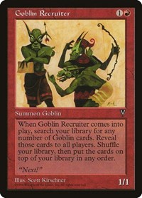 Goblin Recruiter, Visions