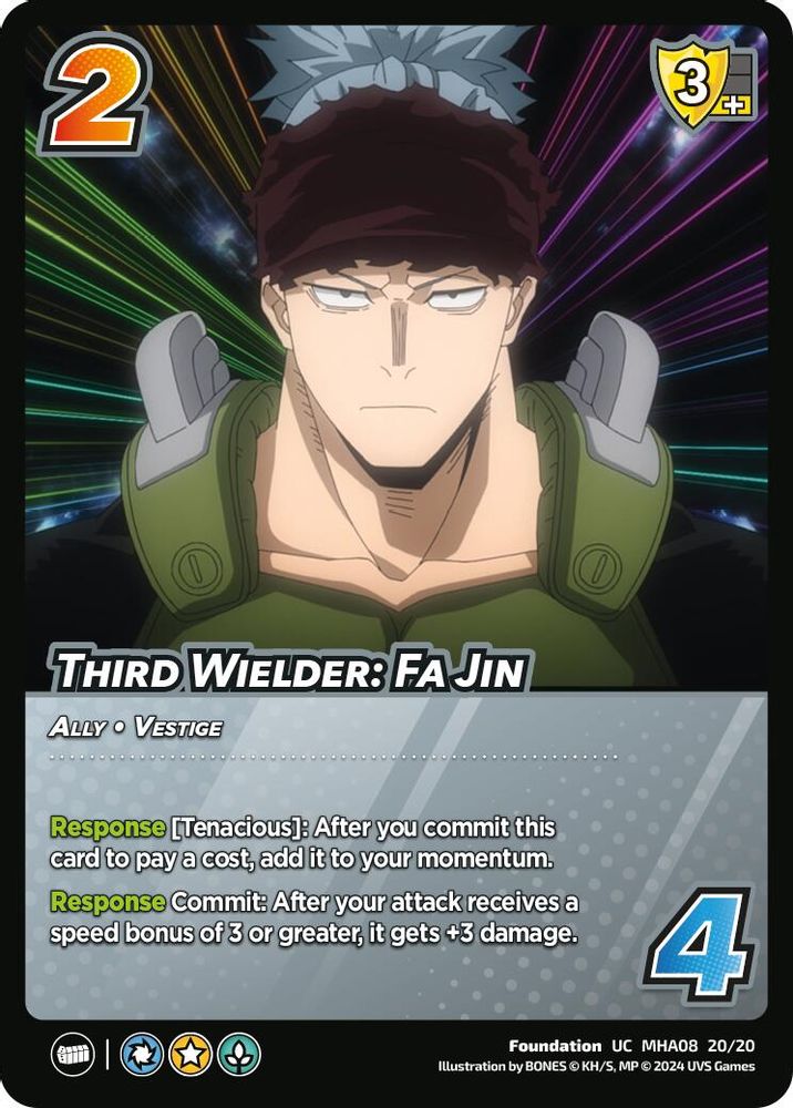 Third Wielder: Fa Jin, Standard, front