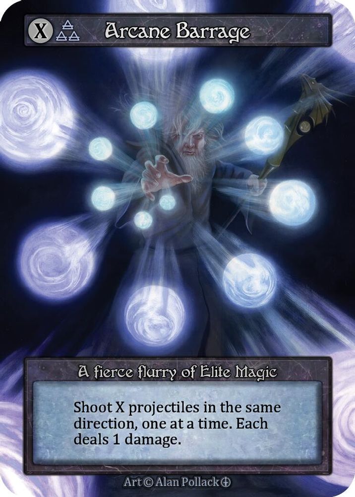 Arcane Barrage, Standard, front