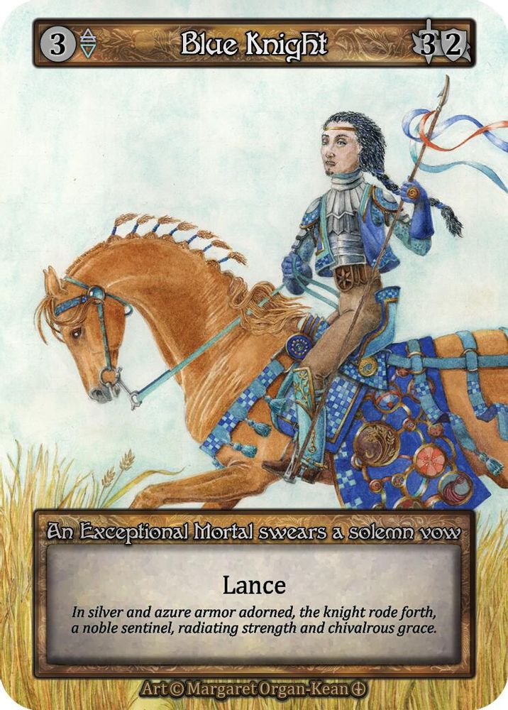 Blue Knight, Standard, front
