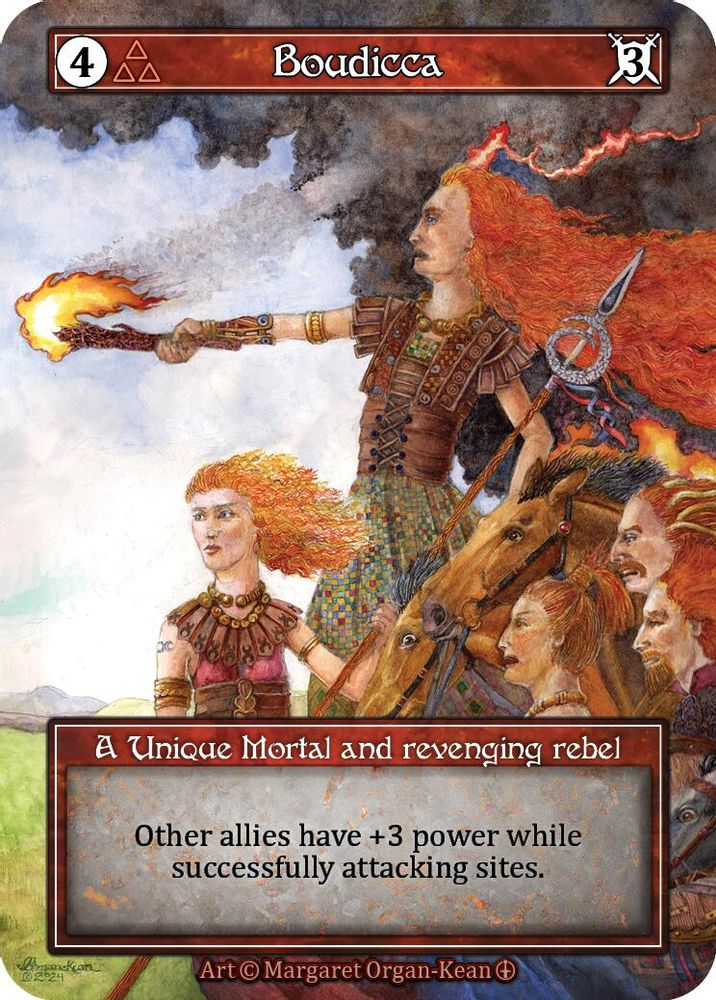 Boudicca (Foil), Foil, front
