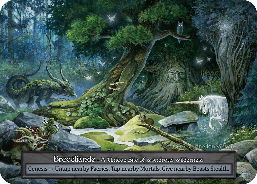 Broceliande (Foil), Foil, front