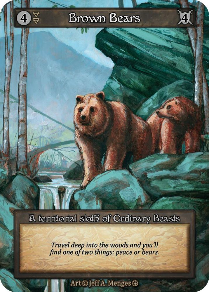 Brown Bears, Standard, front
