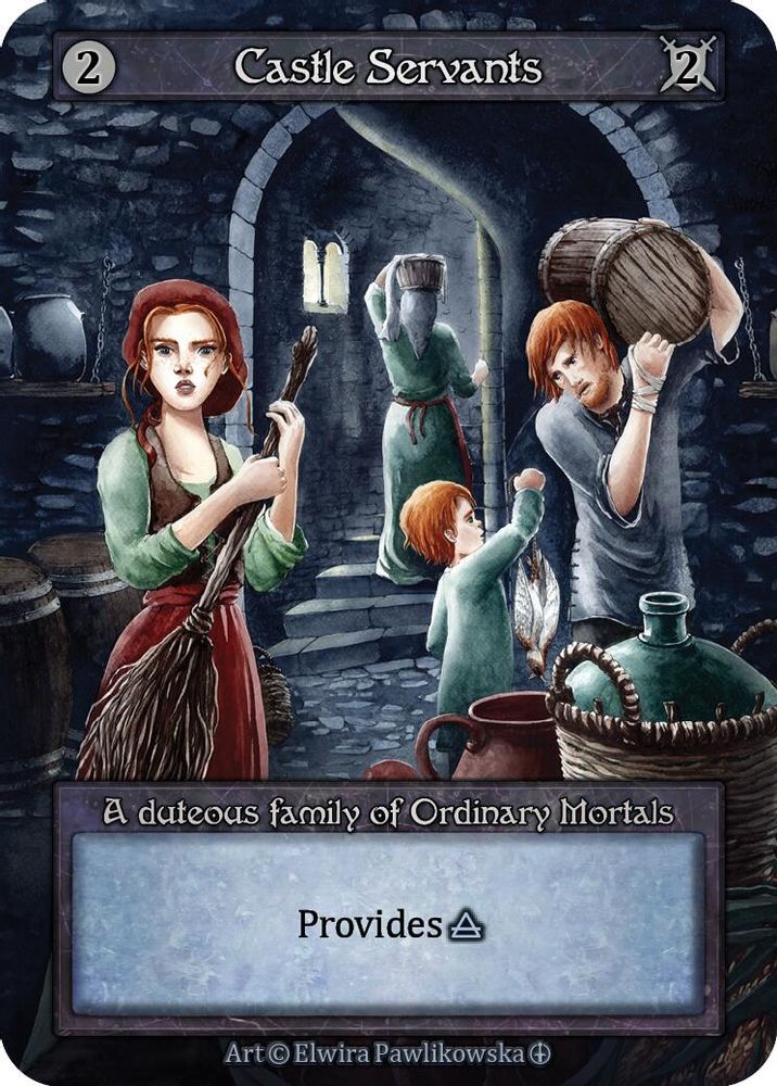 Castle Servants, Standard, front
