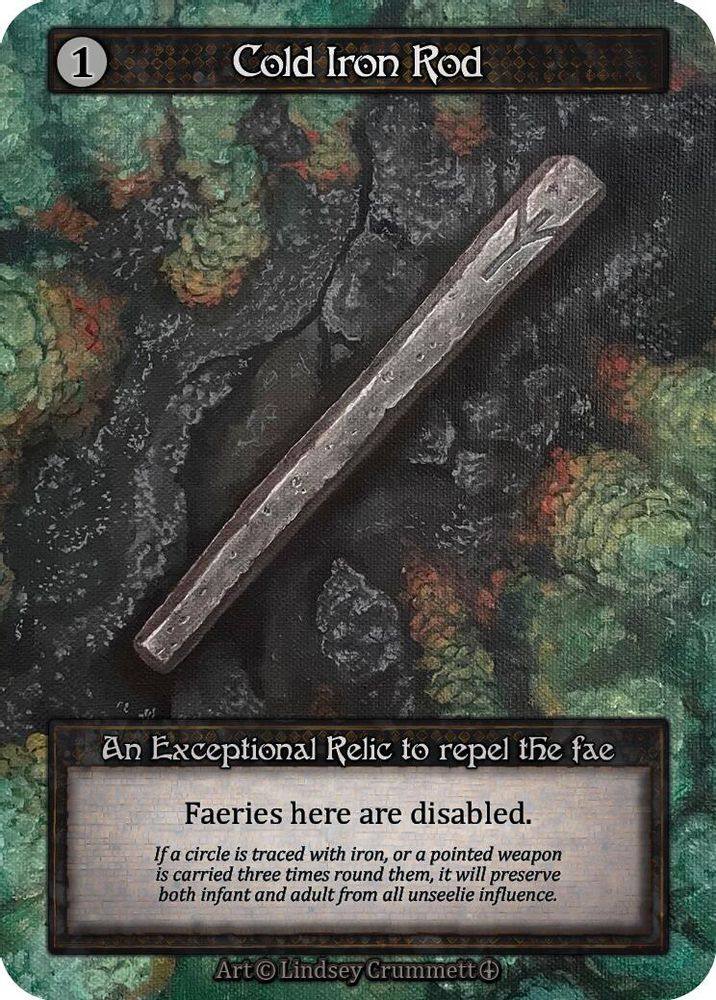 Cold Iron Rod, Standard, front