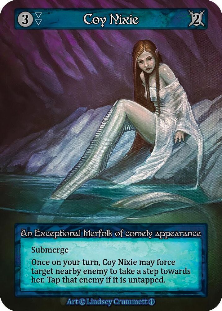 Coy Nixie, Standard, front