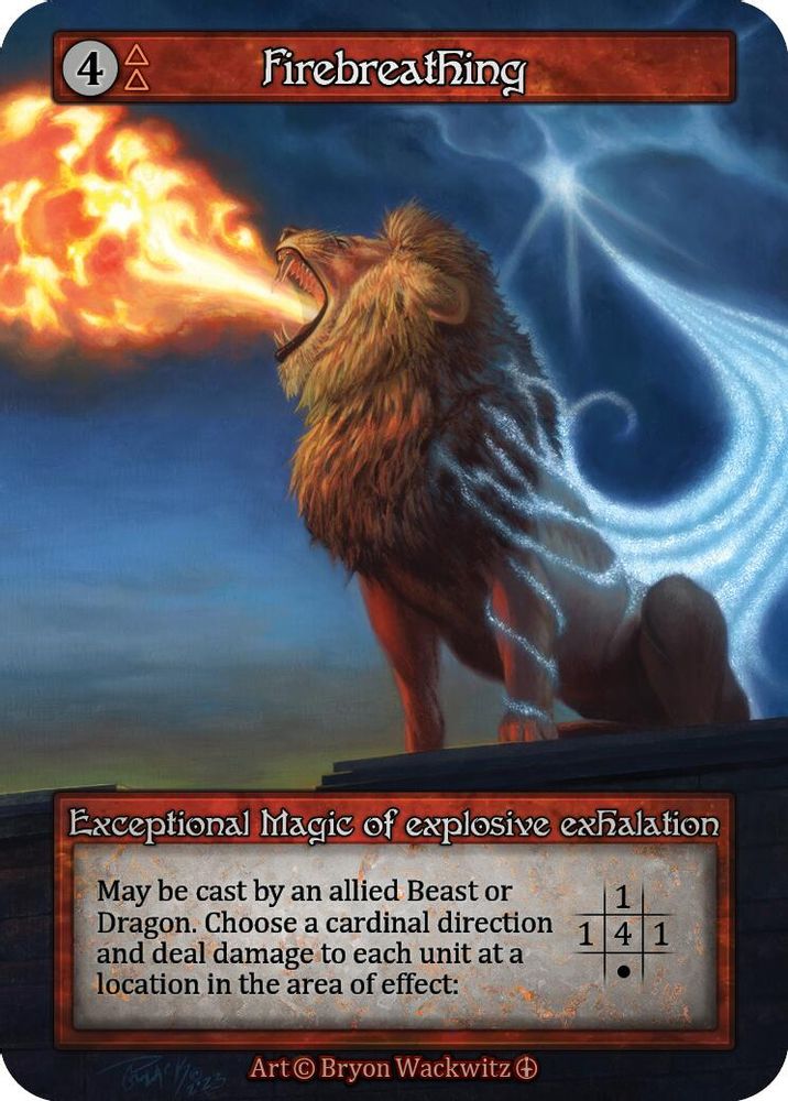 Firebreathing, Standard, front