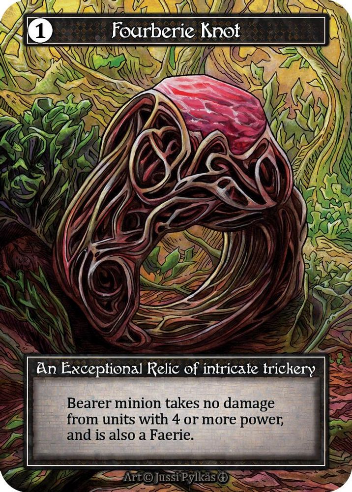 Fourberie Knot (Foil), Foil, front