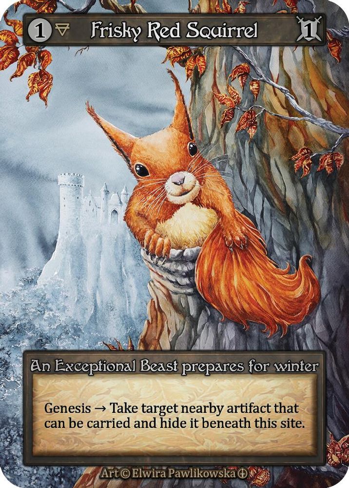 Frisky Red Squirrel, Standard, front