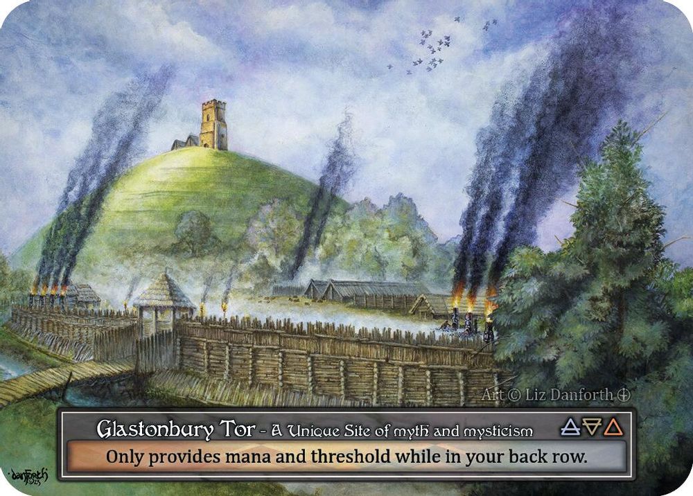 Glastonbury Tor (Foil), Foil, front