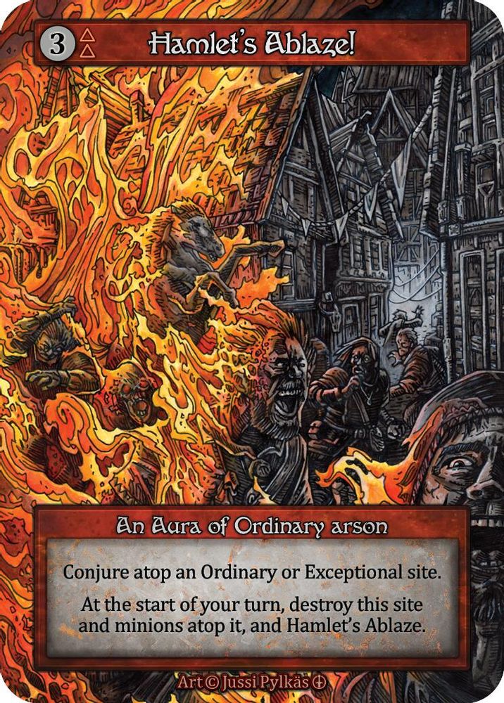 Hamlet's Ablaze!, Standard, front