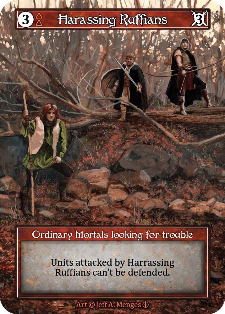 Harassing Ruffians (Foil), Foil, front
