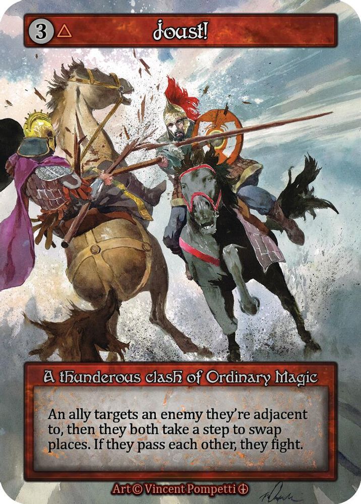 Joust!, Standard, front