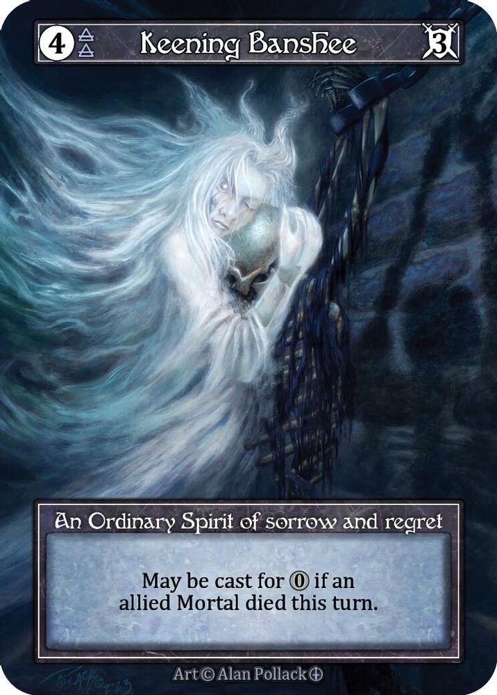 Keening Banshee (Foil), Foil, front