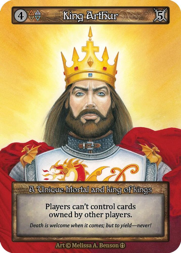 King Arthur, Standard, front