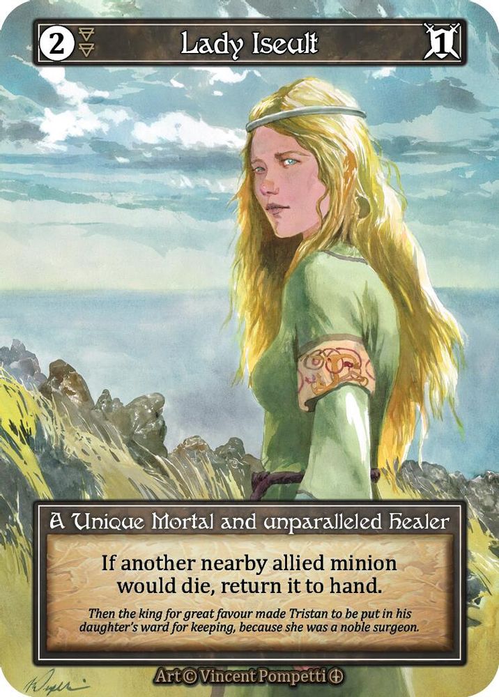 Lady Iseult (Foil), Foil, front