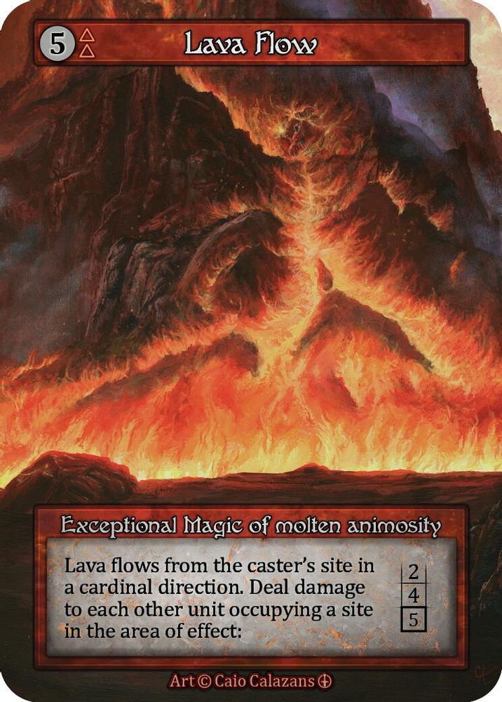 Lava Flow, Standard, front