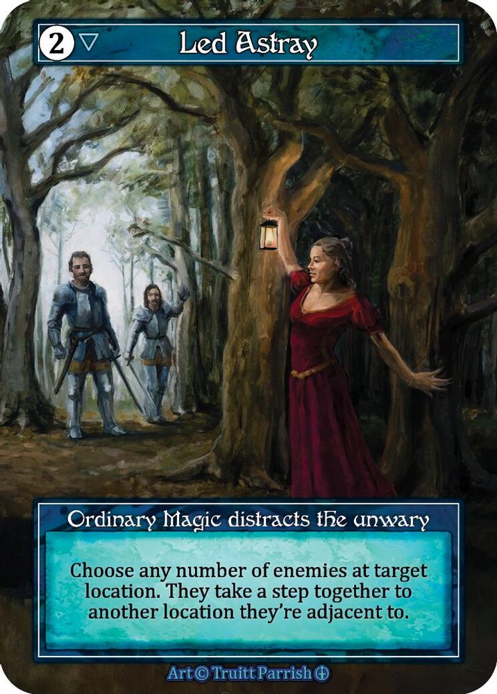 Led Astray (Foil), Foil, front