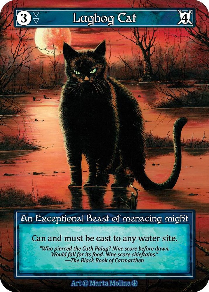 Lugbog Cat (Foil), Foil, front