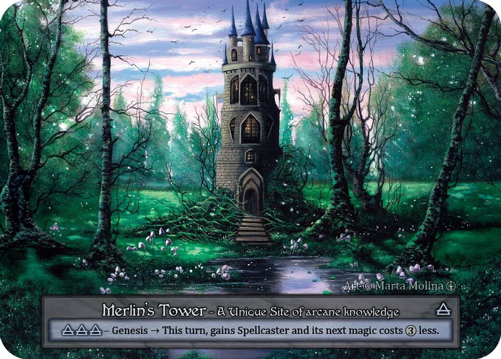 Merlin's Tower, Standard, front