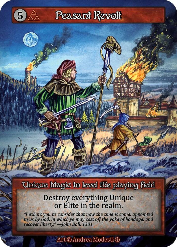 Peasant Revolt, Standard, front