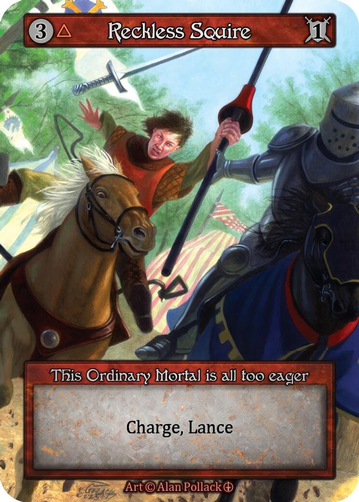 Reckless Squire, Standard, front