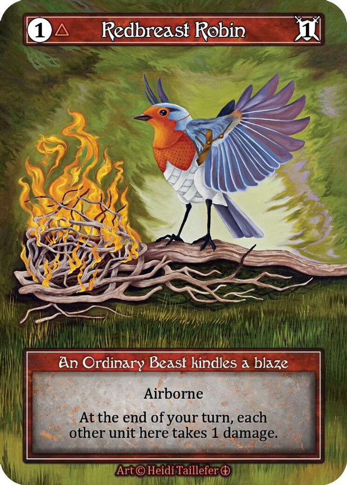 Redbreast Robin (Foil), Foil, front