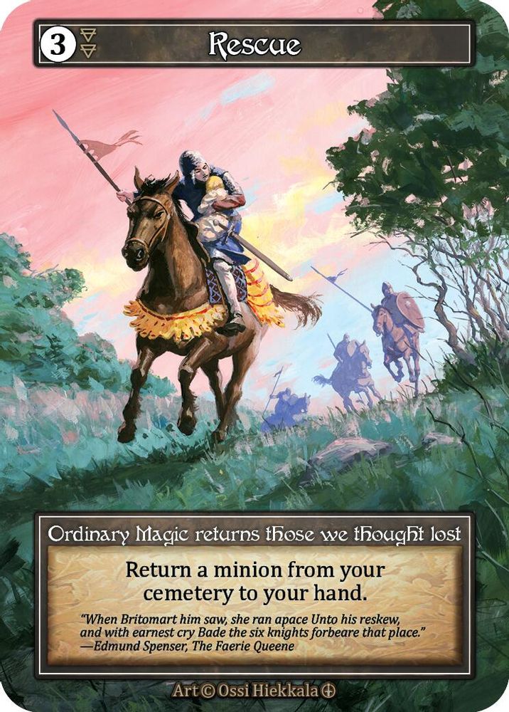 Rescue (Foil), Foil, front