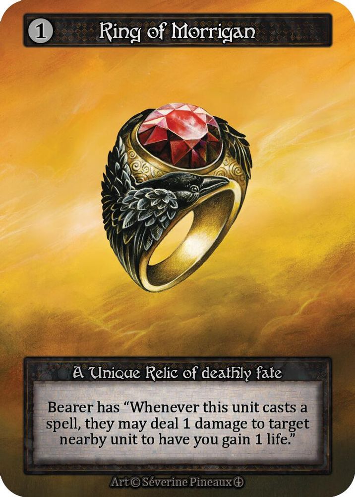 Ring of Morrigan, Standard, front