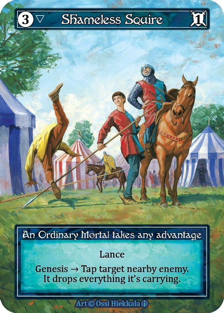 Shameless Squire (Foil), Foil, front