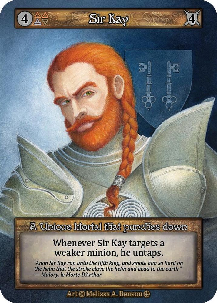 Sir Kay, Standard, front