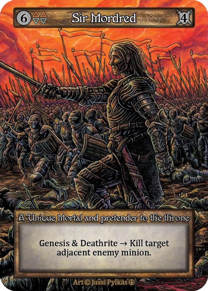 Sir Mordred, Standard, front