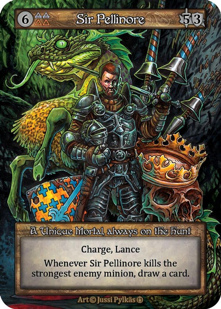 Sir Pellinore, Standard, front