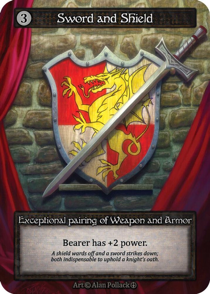 Sword and Shield, Standard, front
