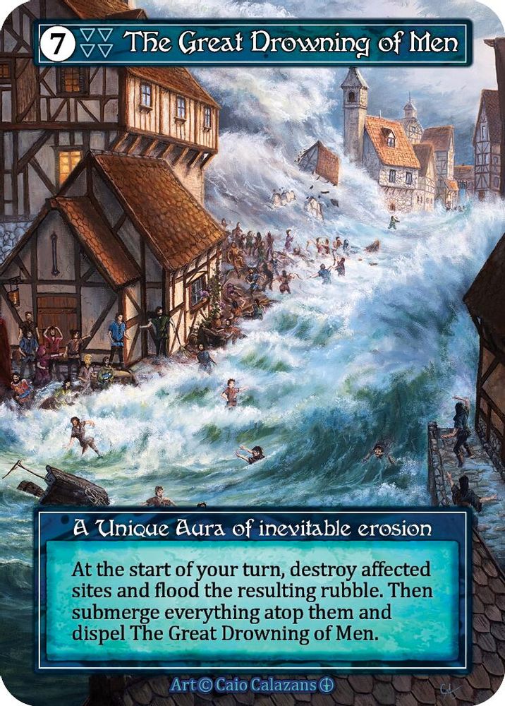The Great Drowning of Men (Foil), Foil, front