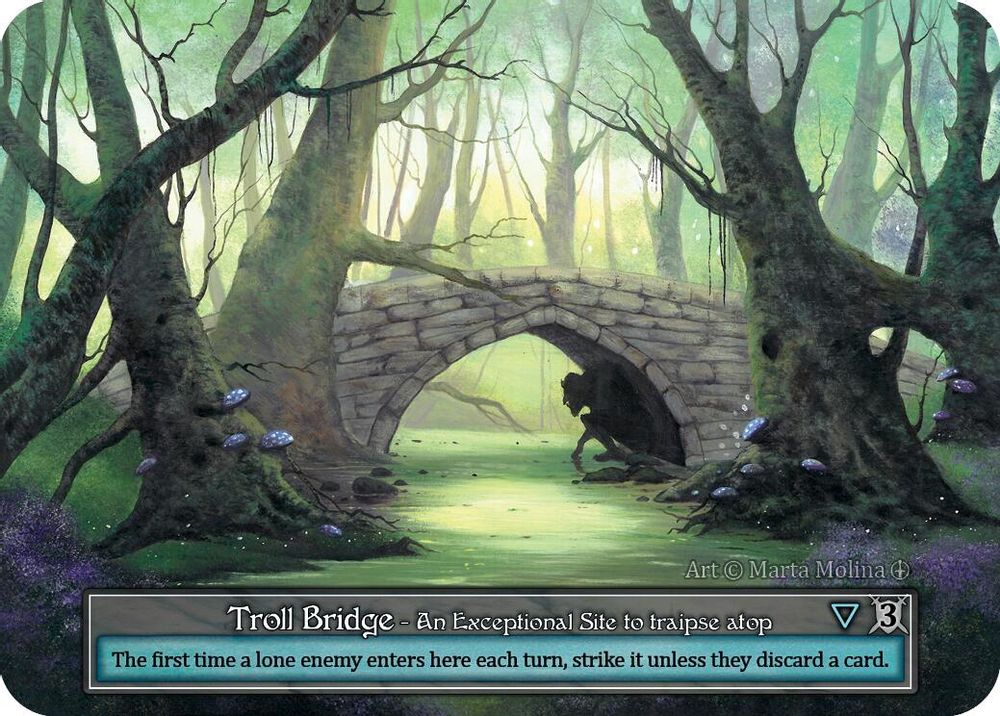 Troll Bridge (Foil), Foil, front