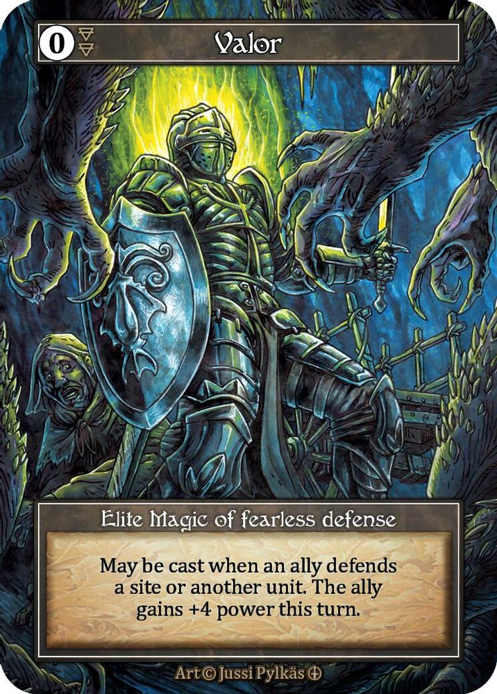 Valor (Foil), Foil, front