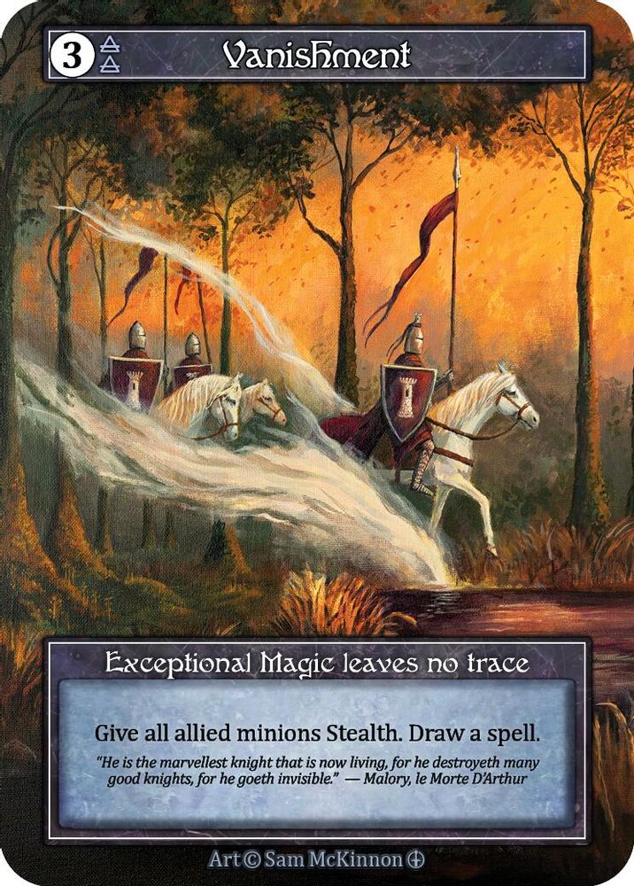 Vanishment (Foil), Foil, front