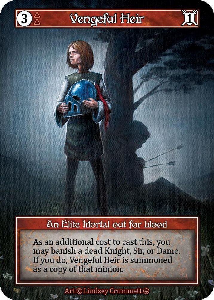 Vengeful Heir (Foil), Foil, front