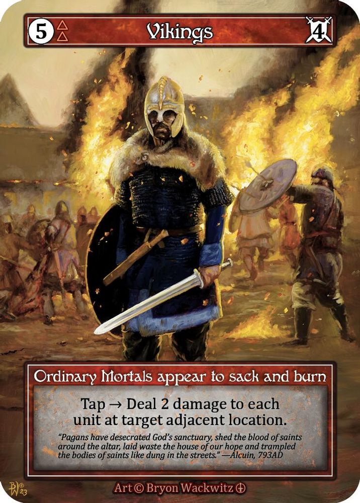 Vikings (Foil), Foil, front