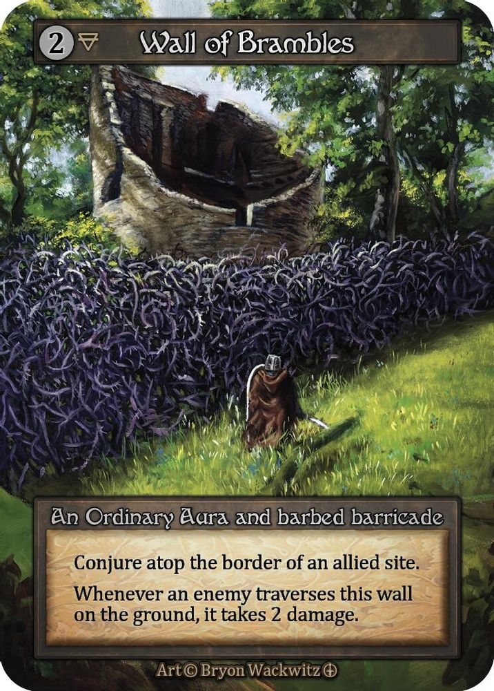 Wall of Brambles, Standard, front