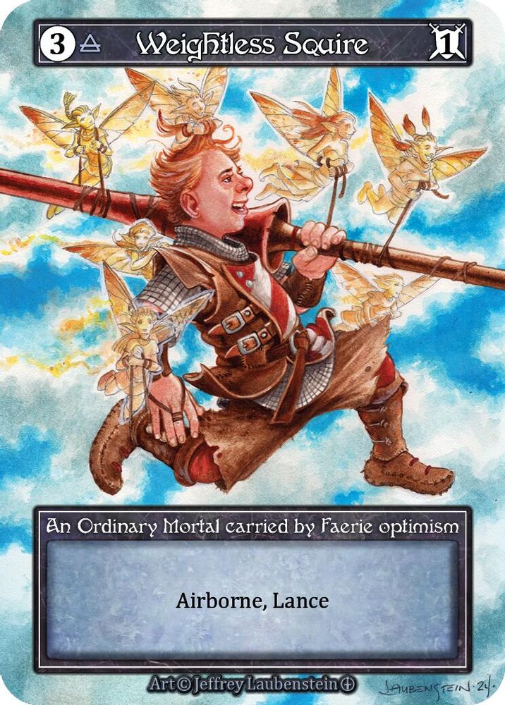 Weightless Squire (Foil), Foil, front