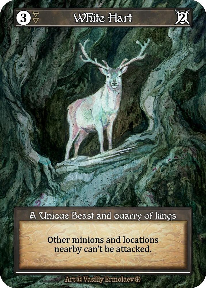 White Hart (Foil), Foil, front