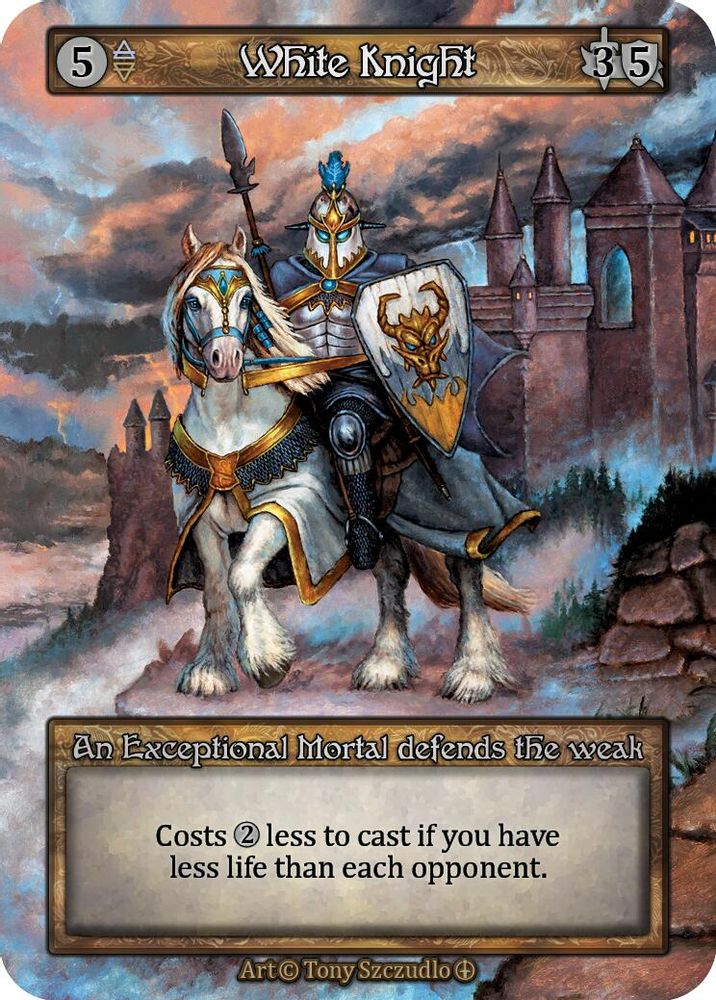 White Knight, Standard, front