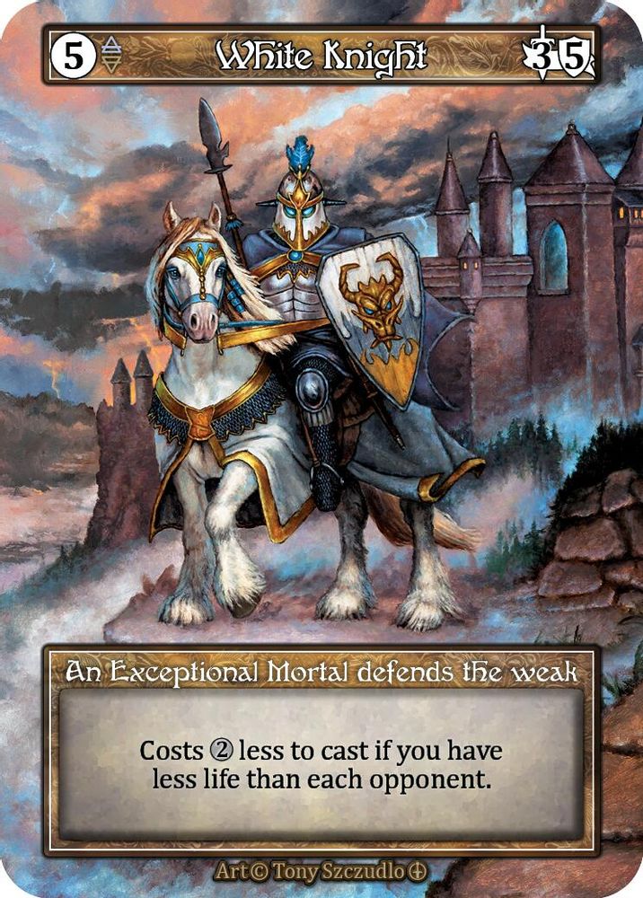 White Knight (Foil), Foil, front