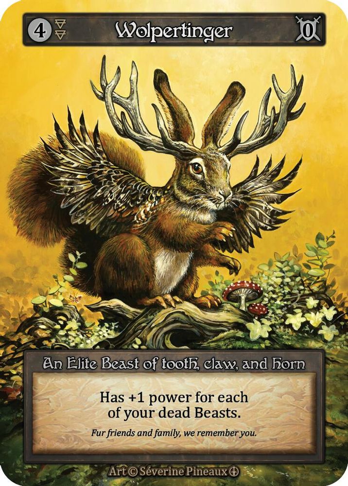 Wolpertinger, Standard, front