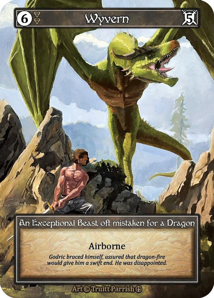 Wyvern (Foil), Foil, front