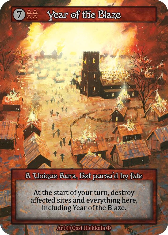 Year of the Blaze, Standard, front